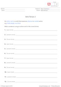 Verb tenses 3