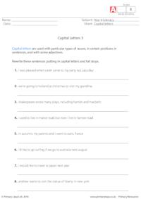 Capital letters 3