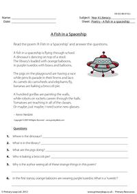 Comprehension - A Fish in a Spaceship