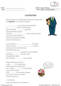 Poetry - I Lost My Head