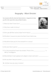 Biography - Albert Einstein
