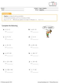 Introducing algebra