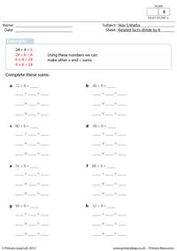 Related facts - Division by 8