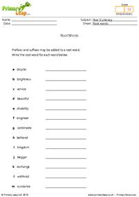 Root words