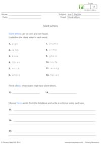 Silent letters 1