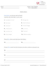 Silent letters 3