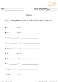 Syllables 1