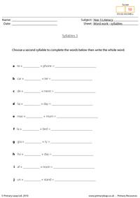 Syllables 3