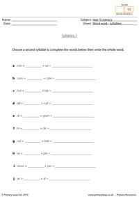 Syllables 7