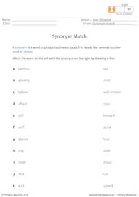 Synonym Match