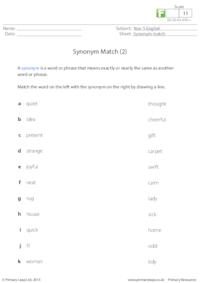 Synonym Match (2)