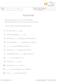 Its or It's? (2)