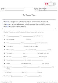Choose To, Too or Two (4)