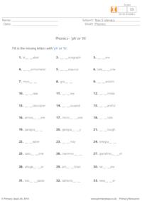 Phonics - ph or th 2