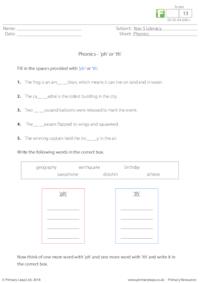 Phonics - ph or th 3