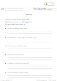 Commas 5