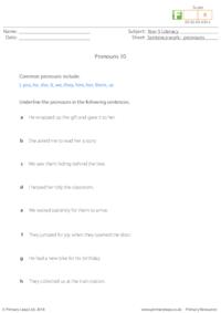 Pronouns 10