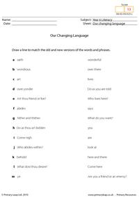 Our changing language