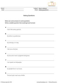 Asking questions 2