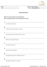 Asking questions 3