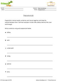 Prepositions (6)