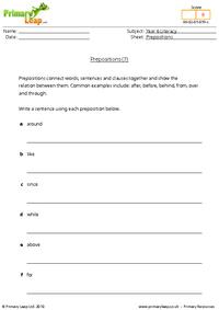 Prepositions (7)