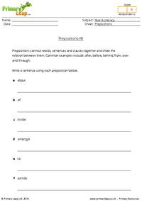 Prepositions (9)