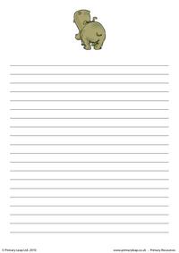 Hippo writing paper 1