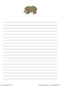 Hippo writing paper 3