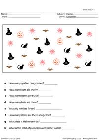 Halloween picture questions