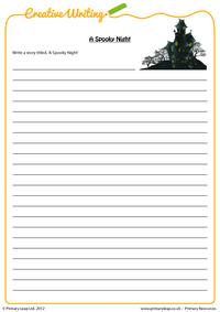 Creative writing - A Spooky Night