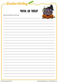 Creative writing - Trick or treat