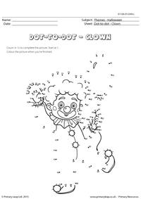 Dot-to-dot - Clown
