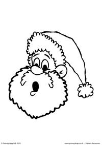 Colouring picture - Santa Claus 2