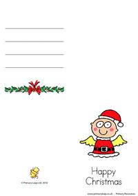 Christmas card - Angel
