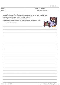 Christmas - story starter 1