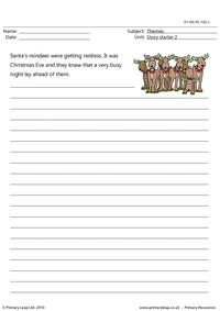 Christmas - story starter 2