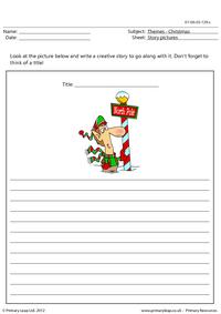 Christmas story picture - Elf at the North Pole