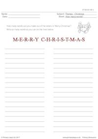 Merry Christmas - How Many Words?