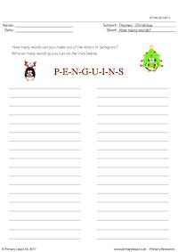 Penguins - How Many Words?