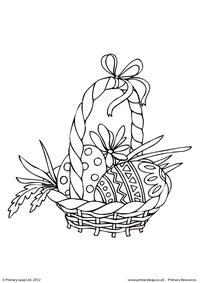 Easter - colouring sheet 9
