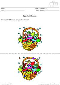 Easter - Spot the difference 1