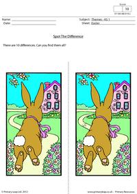 Easter - Spot the difference 3