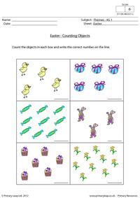Easter - Counting objects