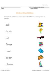 Word and picture matching