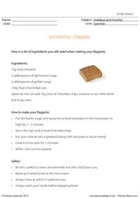 Summer Fun - Flapjacks
