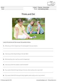 Anti Bullying Week - Think and Do