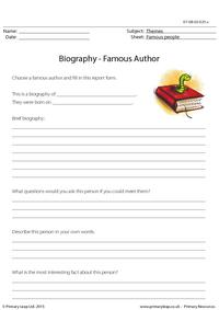 Biography - Famous Author