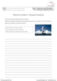 Research activity - Mount St. Helens