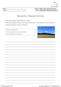 Research activity - Mount Fuji